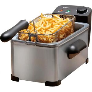 Friteuse Alpina 3L - Thermostat Réglable - Inox Friteuse Alpina 3L - Thermostat Réglable - Inox