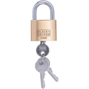 Μπλοκ κλειδιού BLACK+DECKER 40mm - Μπλοκ από μπρούντζο Μπλοκ κλειδιού BLACK+DECKER 40mm - Μπλοκ από μπρούντζο