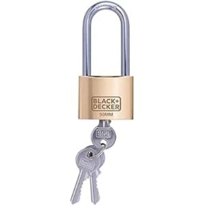 Κλειδαριά Lange Beugel 50mm της Black & Decker - Μαζικό μπρούτζινο κλείδωμα Κλειδαριά Lange Beugel 50mm της Black & Decker - Μαζικό μπρούτζινο κλείδωμα
