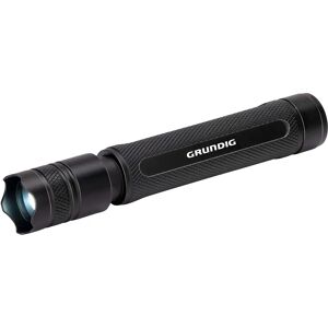 Linterna LED Grundig 110 Lumen - 3W - Alcance 100M - 3 Modos: Alto, Bajo, Pulsante - Negro Linterna LED Grundig 110 Lumen - 3W - Alcance 100M - 3 Modos: Alto, Bajo, Pulsante - Negro
