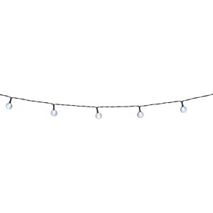 Catena luminosa solare Grundig - 9,35 m - 50 LED - Bianco caldo - 8 modalità - Nero Catena luminosa solare Grundig - 9,35 m - 50 LED - Bianco caldo - 8 modalità - Nero