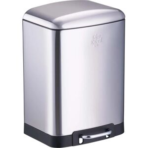 Dirt Devil Stainless Steel Pedal Bin 12L Removable Basket Soft Close - Pedal bin Dirt Devil Stainless Steel Pedal Bin 12L Removable Basket Soft Close - Pedal bin