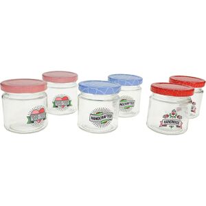 Alpina Model 200ml Colorful Glass Jars - Glass Jars Alpina Model 200ml Colorful Glass Jars - Glass Jars