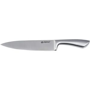 Couteau de Chef Alpina - Acier inoxydable, 33,5 cm, Lame dentelée - Publicité Couteau de Chef Alpina - Acier inoxydable, 33,5 cm, Lame dentelée - Publicité