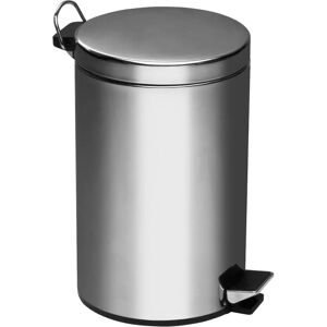 Bakaji 12L Stal Nierdzewna Kosz na Śmieci - Trash Bin Bakaji 12L Stal Nierdzewna Kosz na Śmieci - Trash Bin