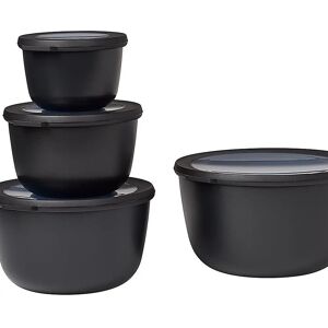 Mepal Nordic Black 4-Piece Cirqula Multi-Use Bowls Set Mepal Nordic Black 4-Piece Cirqula Multi-Use Bowls Set