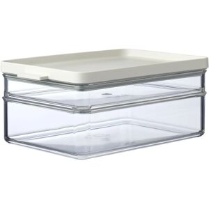 Boîte de rangement Mepal Omnia - Empilable, Hermétique, Blanche - Publicité Boîte de rangement Mepal Omnia - Empilable, Hermétique, Blanche - Publicité