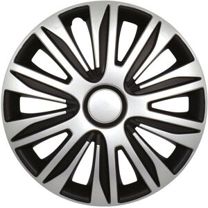 Górecki 2211193 Hubcap - 40.6cm ABS Métal Noir Argent 4 pcs - Publicité Górecki 2211193 Hubcap - 40.6cm ABS Métal Noir Argent 4 pcs - Publicité