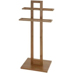 Suporte de toalha de bambu VidaXL - 38x32,5x70 cm Solução para banheiro Suporte de toalha de bambu VidaXL - 38x32,5x70 cm Solução para banheiro