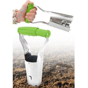 Plantateur de bulbes en métal PERAGASHOP - Éjection automatique - Outil de jardin - Publicité Plantateur de bulbes en métal PERAGASHOP - Éjection automatique - Outil de jardin - Publicité