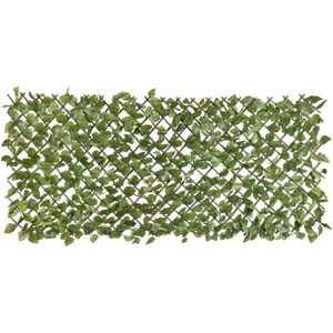 Treillis de jardin avec feuilles de laurier 90x180cm - Publicité Treillis de jardin avec feuilles de laurier 90x180cm - Publicité