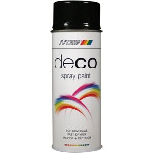 Peinture en spray noire Motip - Brillante RAL9005 - 400ml - Publicité Peinture en spray noire Motip - Brillante RAL9005 - 400ml - Publicité