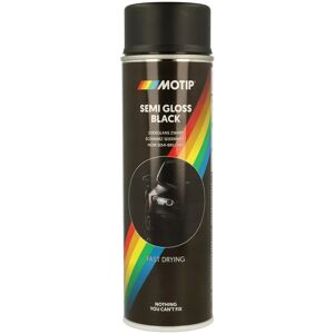MOTIP-DUPLI MOTIP Zwarte Satinlak Spray 500ml - Spuitverf MOTIP-DUPLI MOTIP Zwarte Satinlak Spray 500ml - Spuitverf