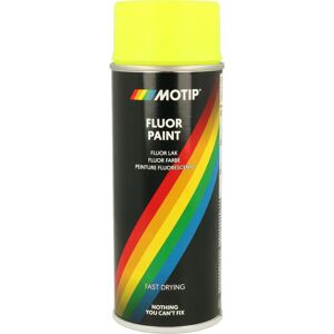 Φθορίζουσα σπρέι βαφή κίτρινη Motip - 400ml - Για όλες τις επιφάνειες Φθορίζουσα σπρέι βαφή κίτρινη Motip - 400ml - Για όλες τις επιφάνειες
