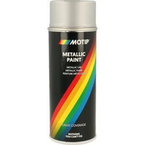 Peinture en spray argentée Motip - 400ml - Publicité Peinture en spray argentée Motip - 400ml - Publicité