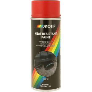 Pintura Resistente al Calor Roja MOTIP - 400ml para Escape, Parrillas, Hornos Pintura Resistente al Calor Roja MOTIP - 400ml para Escape, Parrillas, Hornos