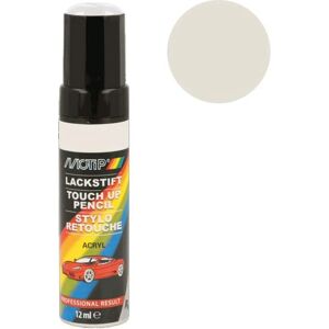 Pinceau de retouche blanc brillant - Motip RAL 9010 Pinceau de retouche blanc brillant - Motip RAL 9010