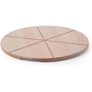 Hendi Buchenhouten Pizza Bord - Diameter 300mm - Voor 6 Stukken Hendi Buchenhouten Pizza Bord - Diameter 300mm - Voor 6 Stukken