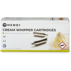 Hendi Cream Whipper Cartridges - 50 pcs N2O Hendi Cream Whipper Cartridges - 50 pcs N2O