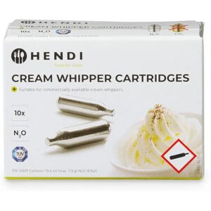 Hendi 588208 Kitchen Tool Accessory - 10 N2O Cartridges Hendi 588208 Kitchen Tool Accessory - 10 N2O Cartridges