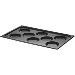 Hendi Bandeja para hornear de aluminio - GN 1/1, Negro Hendi Bandeja para hornear de aluminio - GN 1/1, Negro
