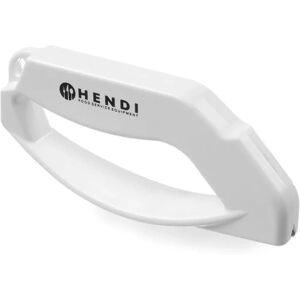 Hendi White Knife Sharpener - Knife Sharpener with Finger Guard Hendi White Knife Sharpener - Knife Sharpener with Finger Guard