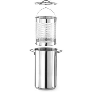 Hendi Edelstahl 5,5L Dampf- und Kochtopf - Lange Spargel & Pasta Hendi Edelstahl 5,5L Dampf- und Kochtopf - Lange Spargel & Pasta