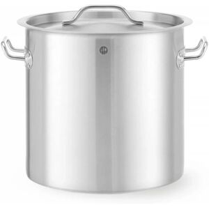 Casserole en acier inoxydable Hendi 37L avec couvercle - Publicité Casserole en acier inoxydable Hendi 37L avec couvercle - Publicité