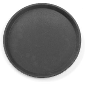 Plateau de service rond en polypropylène - Noir - 280 mm - Publicité Plateau de service rond en polypropylène - Noir - 280 mm - Publicité