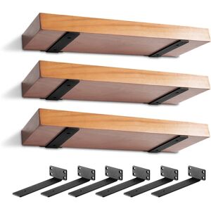 MIUGO Heavy Duty Shelf Brackets - 8 Inch - Black MIUGO Heavy Duty Shelf Brackets - 8 Inch - Black
