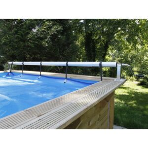 Enrouleur de bâches de piscine UBBINK Premium - Largeur ajustable jusqu’à 5,55 m - Publicité Enrouleur de bâches de piscine UBBINK Premium - Largeur ajustable jusqu’à 5,55 m - Publicité