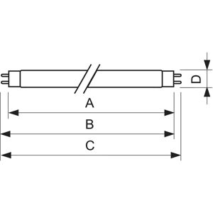 Philips TL-D 36W Grüne Leuchtstofflampe - Fluoreszierende Lampe Philips TL-D 36W Grüne Leuchtstofflampe - Fluoreszierende Lampe