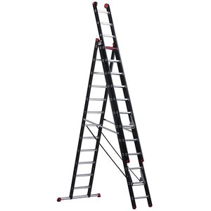 Escalera multiusos Altrex - 3x12 peldaños, 8,8m altura de trabajo Escalera multiusos Altrex - 3x12 peldaños, 8,8m altura de trabajo