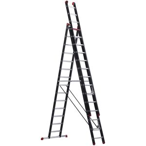 Scară multifuncțională Altrex - Neagră - 3 părți - 14 trepte Scară multifuncțională Altrex - Neagră - 3 părți - 14 trepte