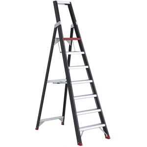 Escalera de aluminio de un lado de Altrex - 7 peldaños con plataforma - Seguridad industrial Escalera de aluminio de un lado de Altrex - 7 peldaños con plataforma - Seguridad industrial