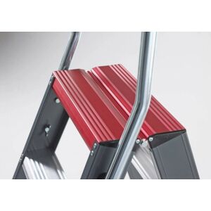 Hliníková dvojstranná žebřík, 2x4 schody - Průmyslové Hliníková dvojstranná žebřík, 2x4 schody - Průmyslové