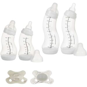 Difrax Baby Voedingsset - Natuurlijk & Tandvullende Fopspenen - Wit Difrax Baby Voedingsset - Natuurlijk & Tandvullende Fopspenen - Wit