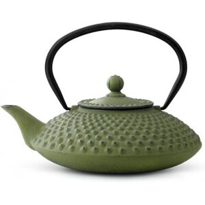 Bredemeijer Xilin Cast Iron Teapot - 1250ml, Green, Elegant Design Bredemeijer Xilin Cast Iron Teapot - 1250ml, Green, Elegant Design