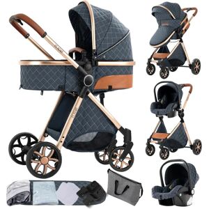 Nessuno Kinderwagen - 3-in-1 Lichtgewicht Reissysteem Nessuno Kinderwagen - 3-in-1 Lichtgewicht Reissysteem
