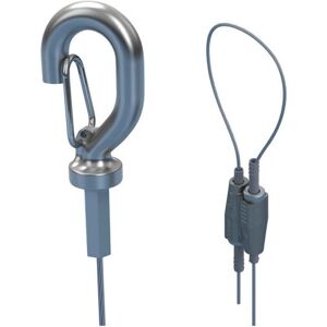 Erico Stahlseilsystem - Zink, 2mm x 3m, Nutzlast 220kg - Stahlseilsystem Erico Stahlseilsystem - Zink, 2mm x 3m, Nutzlast 220kg - Stahlseilsystem