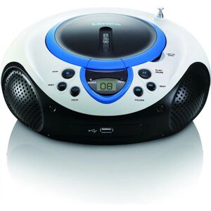Lenco SCD-38 Portable Radio CD & USB - Blue - Radio/CD Player Lenco SCD-38 Portable Radio CD & USB - Blue - Radio/CD Player