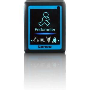 Lenco Podo-152 MP4 Player - Schrittzähler, 4 GB, Schwarz, Blau Lenco Podo-152 MP4 Player - Schrittzähler, 4 GB, Schwarz, Blau