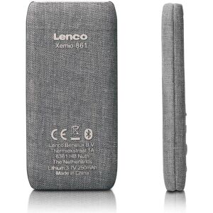 Lenco Xemio-861 Portable MP4 Player - 8GB, Bluetooth, FM Radio Lenco Xemio-861 Portable MP4 Player - 8GB, Bluetooth, FM Radio