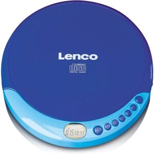 Lenco CD-011 Lecteur CD Portable - Supporte CD, CD-R, CD-RW - Bleu - Publicité Lenco CD-011 Lecteur CD Portable - Supporte CD, CD-R, CD-RW - Bleu - Publicité