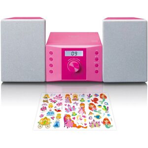 Lenco MC-013PK Système Stéréo Portable Rose - Audio pour Chambre d'Enfant - Publicité Lenco MC-013PK Système Stéréo Portable Rose - Audio pour Chambre d'Enfant - Publicité