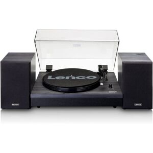 Lenco LS-301BK Platine Bluetooth Portable avec Haut-parleurs Externes - Platine Lenco LS-301BK Platine Bluetooth Portable avec Haut-parleurs Externes - Platine
