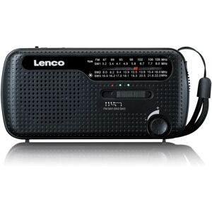 Radio de emergencia portátil Lenco - FM, linterna y banco de energía Radio de emergencia portátil Lenco - FM, linterna y banco de energía