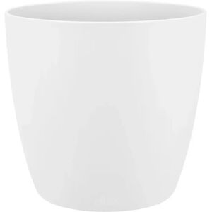 Elho Wit Plastic Bloempot - Duurzaam, Weerbestendig, Elegant Elho Wit Plastic Bloempot - Duurzaam, Weerbestendig, Elegant