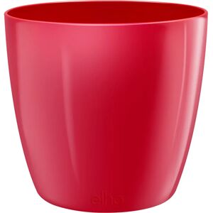 Maceta de plástico roja de elho para interior Maceta de plástico roja de elho para interior