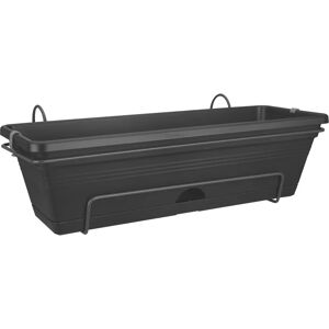 Vaso per piante Elho Green Basics 25,7x47,3x16,7 cm Plastica Nera Verde - Vaso Vaso per piante Elho Green Basics 25,7x47,3x16,7 cm Plastica Nera Verde - Vaso